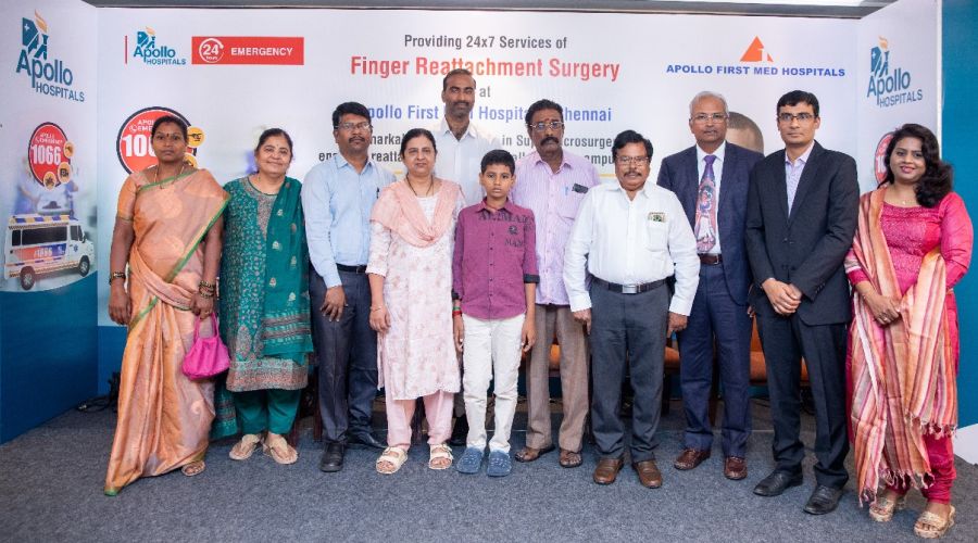 Apollo First Med Hospitals Successfully Performs Complex Finger Replantation Surgeries Using Advanced Super-Microsurgery