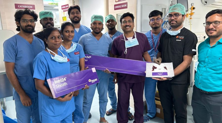 Geri Care Hospital records first use of the Inari Mechanical Thrombectomy device in Tamil Nadu