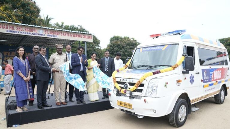 On World Emergency Medicine Day, Apollo Hospitals Launches ‘Fleet of Hope’ to Raise Awareness on 1066 Emergency Services