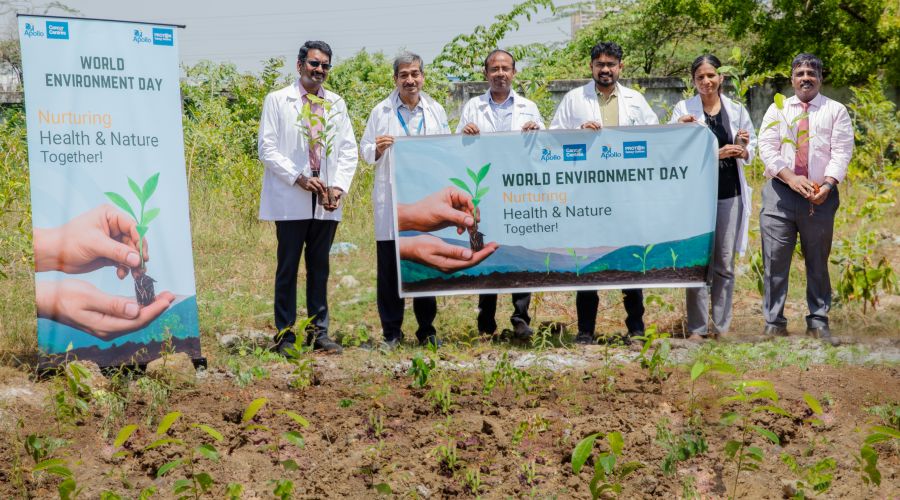 Apollo Cancer Centres and Apollo Proton Cancer Centre Commemorate World Environment Day with Sapling Plantation Drive