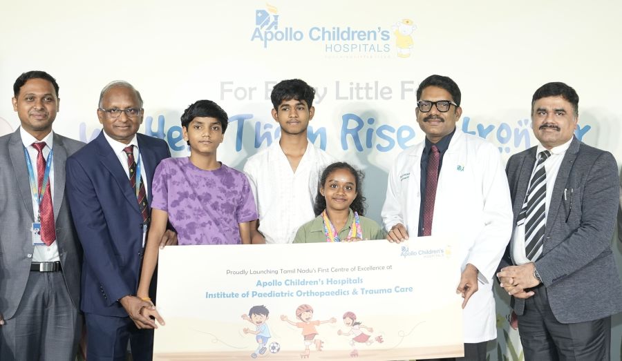 Apollo Childrens Hospital Chennai launches Tamilnadus first COE in pediatric orthopedics and trauma care