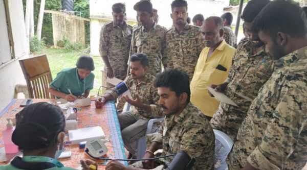Aster RV Hospital Organizes Free Multi- Speciality Health Camp for Ramanagara Forest Staff