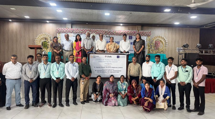 Chola partners with Sightsavers - Sambhal - UP