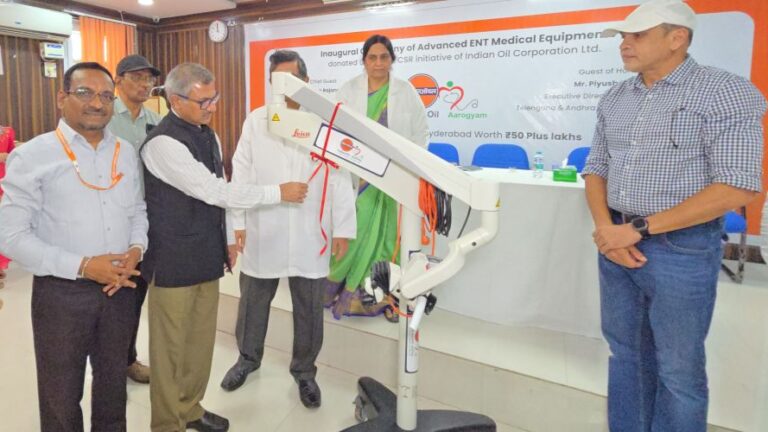 IOC CSR Aid to ENT Koti to enhance cutting edge diagnosis and treatment of Cochlear in Children