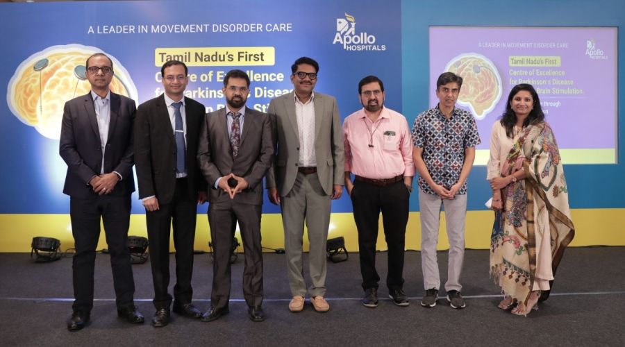 Apollo Hospitals Greams Lane Launches Tamil Nadus First Centre of Excellence for Parkinsons Disease and Deep Brain Stimulation