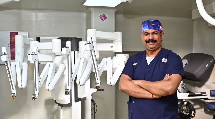 Dr Ganesh Shenoy K - Director Department of Surgical Gastroenterology - Minimal Access - General - Bariatric surgery and Robotic Surgery